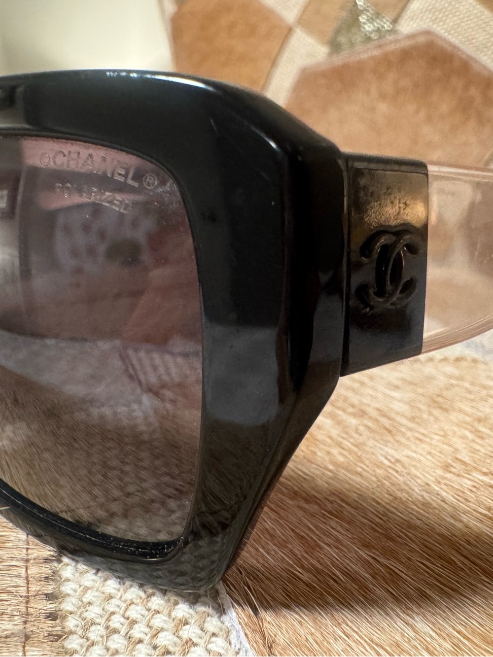 Chanel Black Women's Sunglasses - Picture 6 of 8